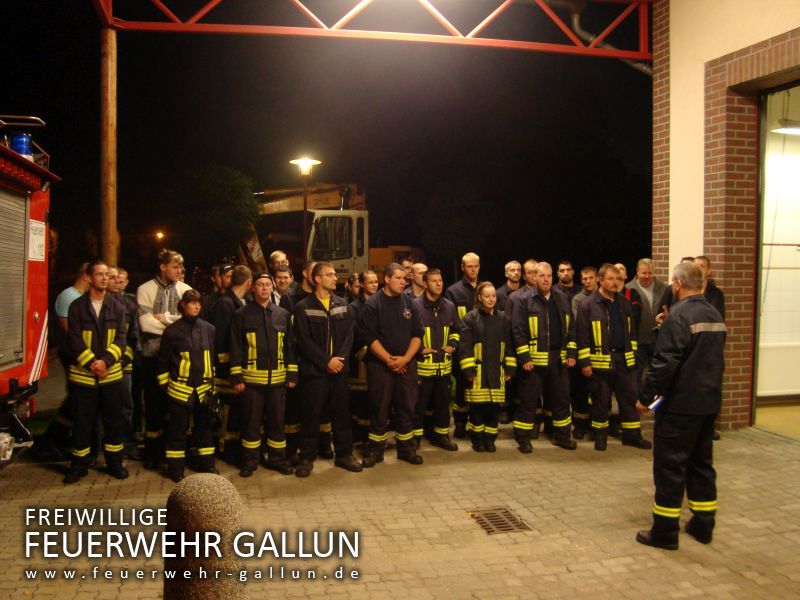 Ausbildung mit der Feuerwehr Brusendorf